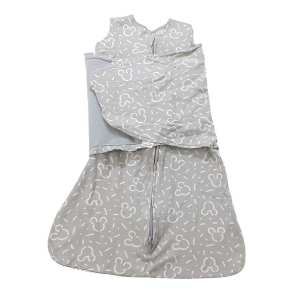 Halo Sleep Sack Swaddles Disney Baby Mickey Mouse 2pc Blue & Gray Gender Neutral - Picture 6 of 12